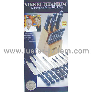 12PCS Piece Knife Block Set