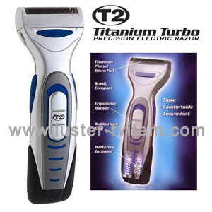 Titanium Turbo Electric Shaver