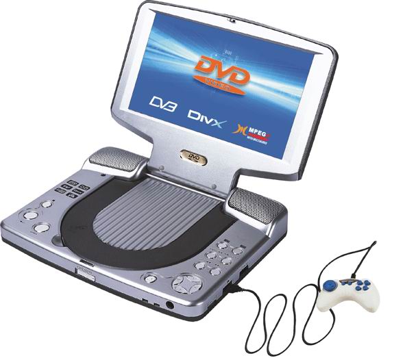 7-inch TFT-LCD Screen Portable DVD Player with DVB