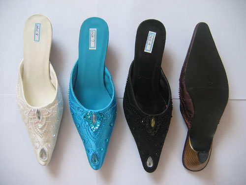 ladies' beaded shoes