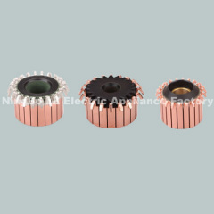 Hook style commutator with reinforced ring, qd tang type