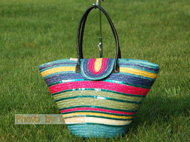 Wheat straw bag, Handbag