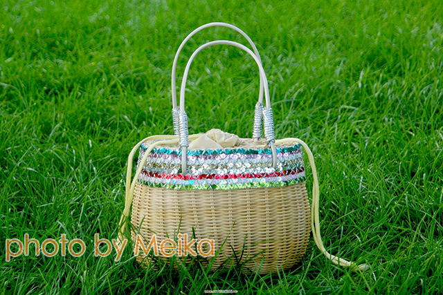 rattan basket, straw basket