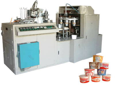 Automatic paper bowl machine