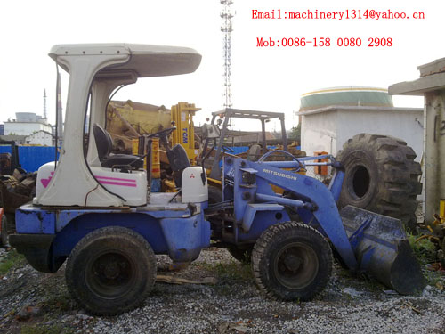 Used Mitsubishi WS210 backhoe loader