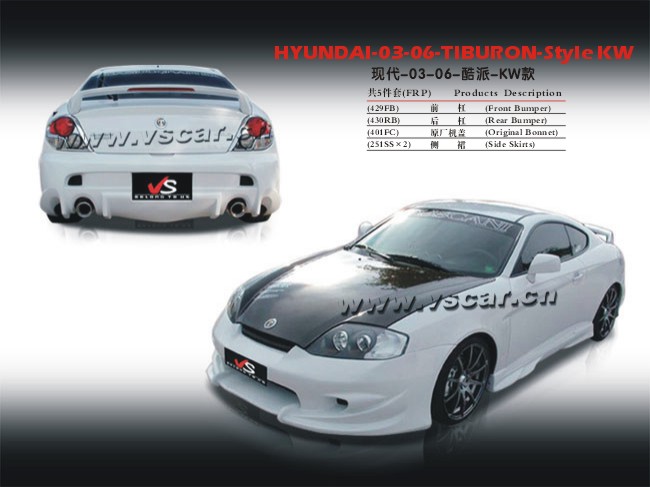 HYUNDAL-03-06-TIBURON-Style KW