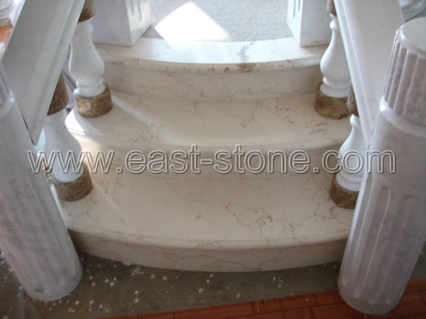 Beige Marble Stairs