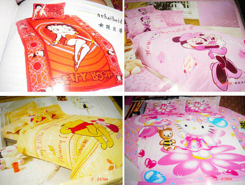 cartoon bedding