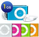 Fashion clip-on MP3 Player shuffle style 1GB 5.50U