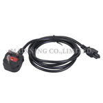 BS Plug to IEC320-C5