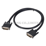 DVI-D Dual Link Cable, 2XDVI 24+1 Plug