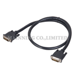 DVI-I Dual Cable, 2XDVI 24+5 Plug