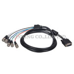 HD15 to 5 X BNC Plug