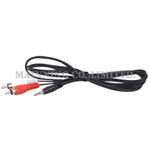 Audio Connecting Cable, 2 X Cinch Plug / 3.5mm Plug