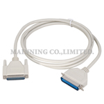 Printer Cable IEEE1284, DB25 and CN36