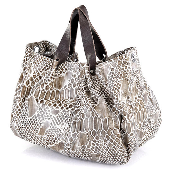 Fashion Simple serpentine handbags&-diagonal leath