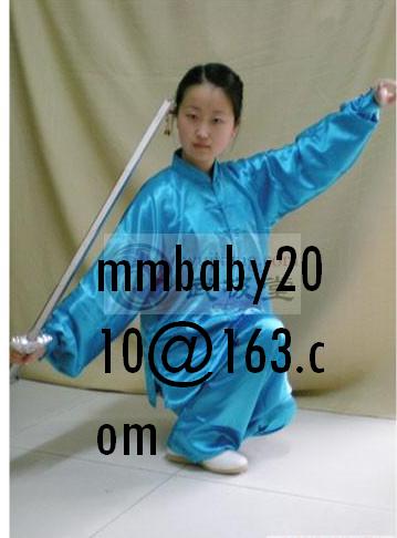 chinese kung fu  blue suit