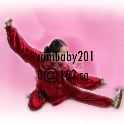 chinese kung fu red suit