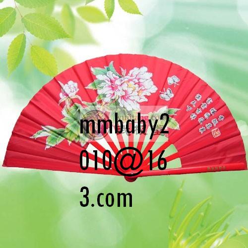 chinese kung fu red fan