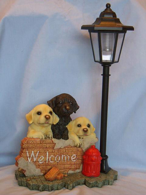 little doggy solar light