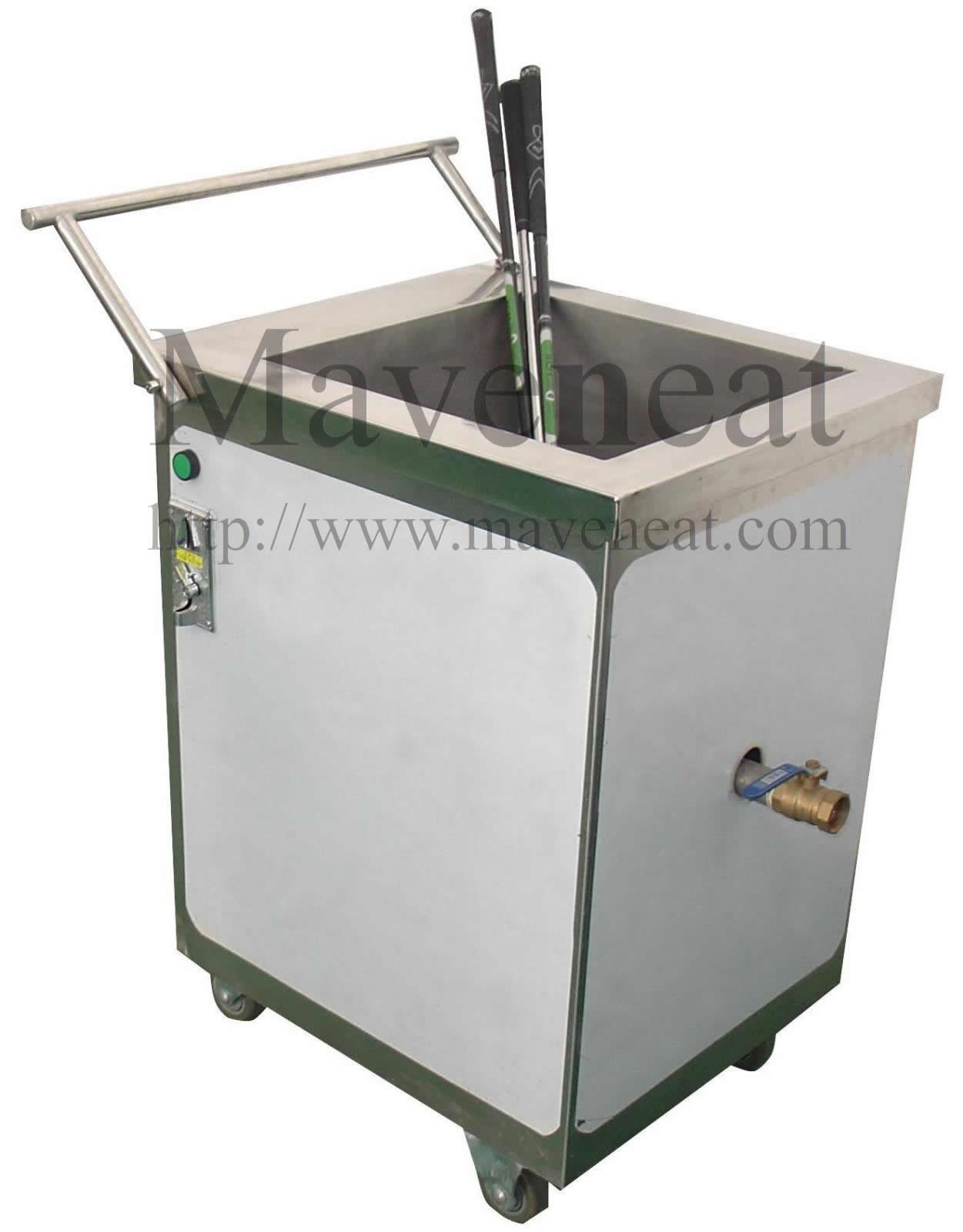 mobile ultrasonic golf club cleaner