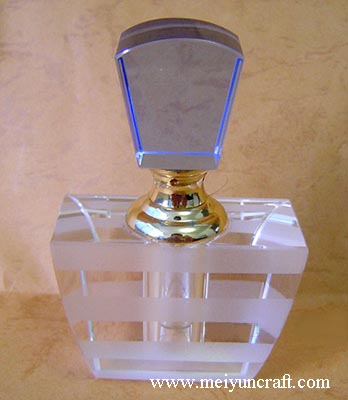 crystal perfume bottle