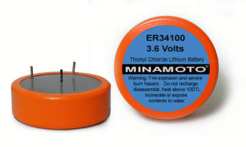 Minamoto 3.6V Lithium Battery1/6D ER34100 TL-2135