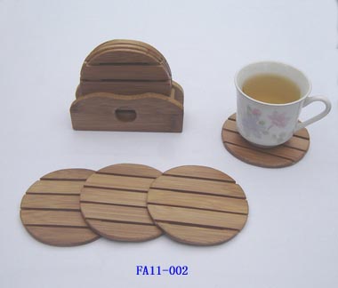 bamboo Cup Mats tea sets