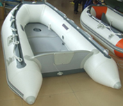 inflatable boat with plywood floor