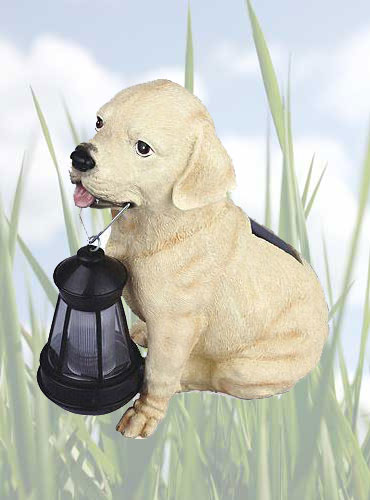 SOLAR DOG GARDEN LIGHT 