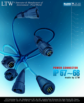 waterproof power connectors