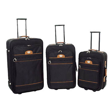 3-Piece Softside Trolley Case