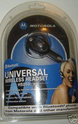 motorola bluetooth headset hs850