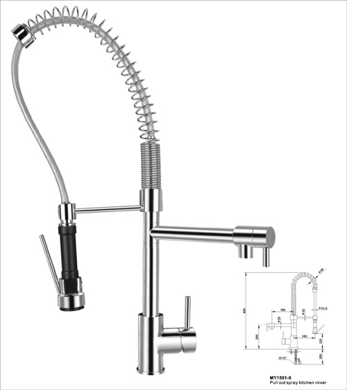 Single sink faucet