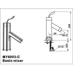 Single Handle Basin Mixer Faucet