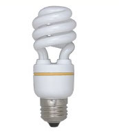 semi spiral energy saving lamp