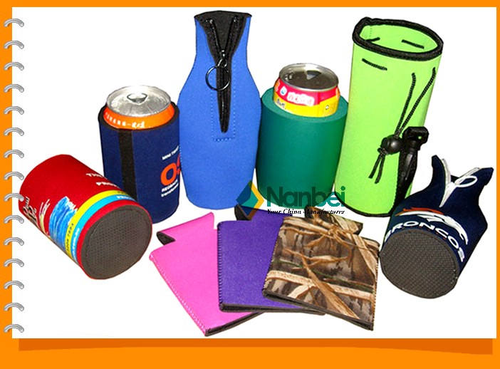 neoprene can & bottle cooler, can & bottle holder