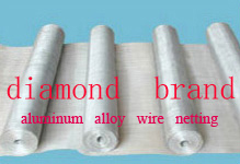 offer diamond brand Aluminium alloy wire netting  