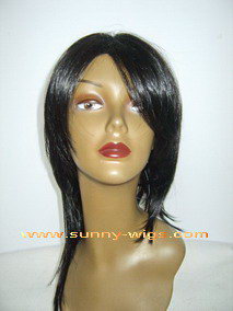  synthetic wig,mono top wig,ponytail,drawstring, weaving 