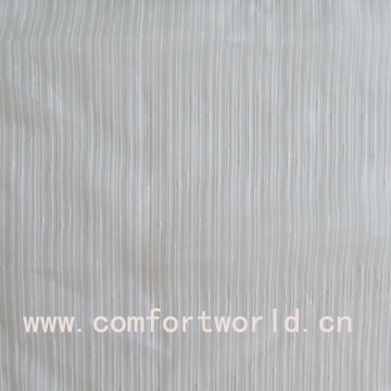 White Plain Voile Curtain Fabric