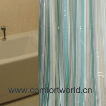 Transparent PVC Shower Curtain