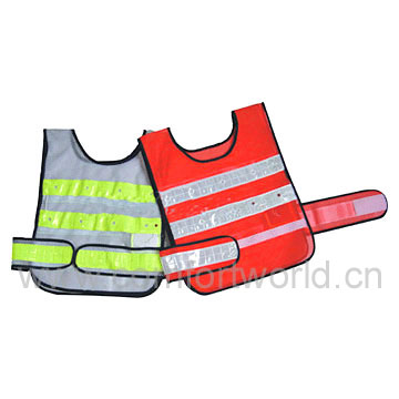 Flashing LED Reflective Vest