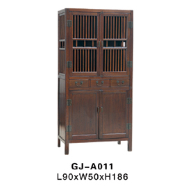 Chinese Antique Cupboard, Corner Cupboard, Food Cupboard