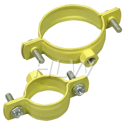 Pipe Clamp, with Plastic Coat