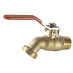 Brass Bibcockin With Lever Handle