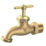 Brass bib tap