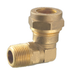 ML Elbow, Compression Brass Fitting