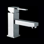 Single-lever basin mixer