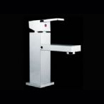 Single-lever basin mixer