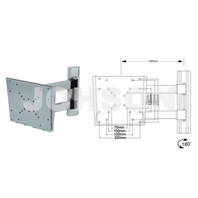 Universal Dual Swing Arm Wall Mount